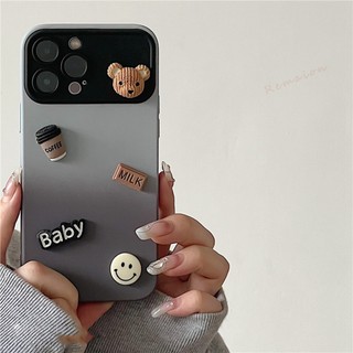 Ốp Điện Thoại Silicon Mềm Chống Sốc Màu Kẹo Hình Gấu 3D Cho iPhone 11 12 13 14 Pro MAX 11Pro 13Pro X XR XS MAX