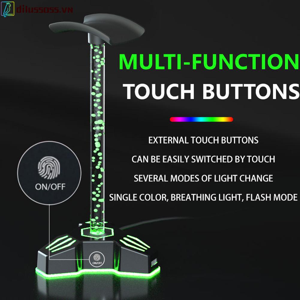 Giá Đỡ Tai Nghe Gaming Có Đế Đèn LED Dành Cho Tất Cả Các Dòng Tai Nghe