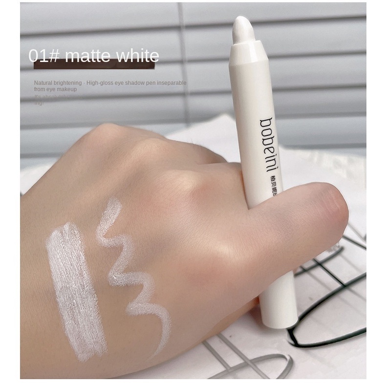 Phấn Mắt Dạng Thỏi Màu Lì / Ánh Ngọc Trai Chống Thấm Nước Làm Sáng Da