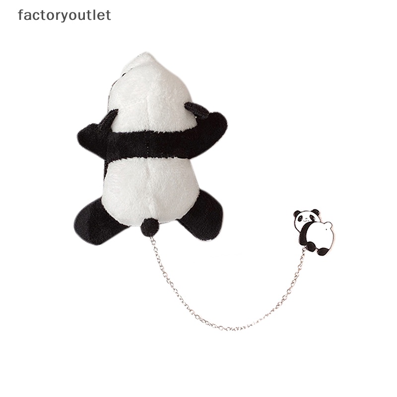 Nhà máy thời trang búp bê động vật trâm mặt dây chuyền phim hoạt hình panda pin huy hiệu phụ kiện cho nam giới mới