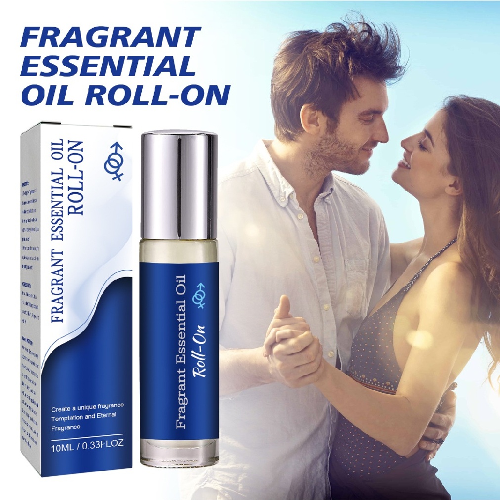 Roll-On Pheromone Infused Essential Oil Perfume Cologne Unisex For Men and Women