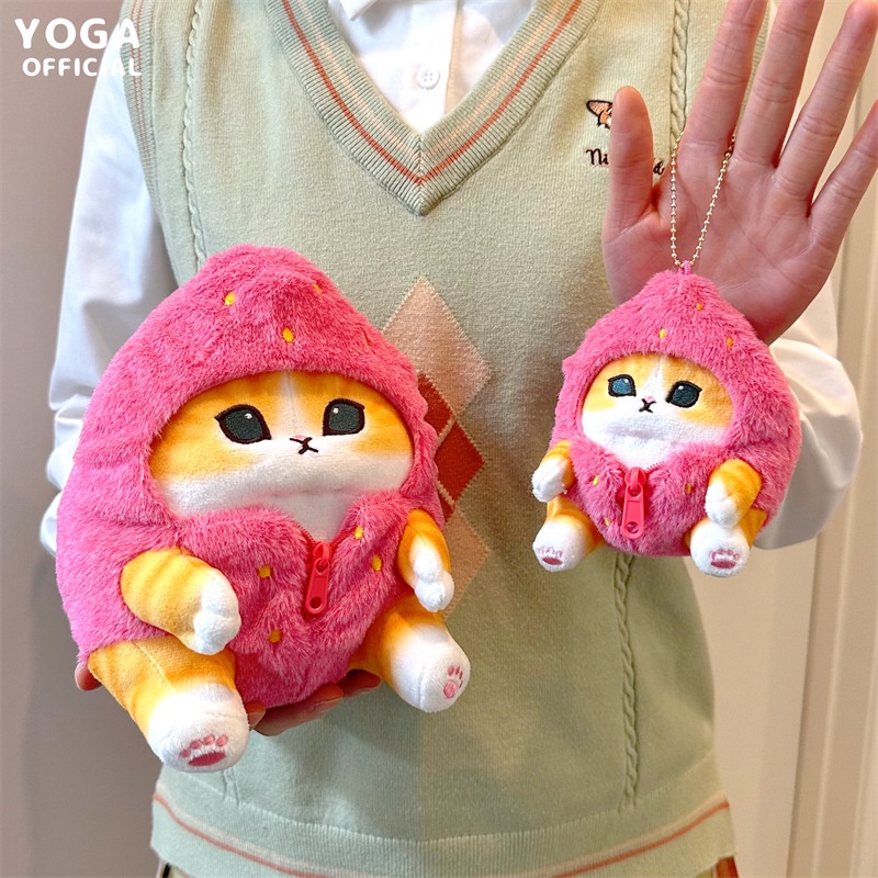 Mèo Nhồi Bông Dễ Thương Phong Cách Nhật Bản