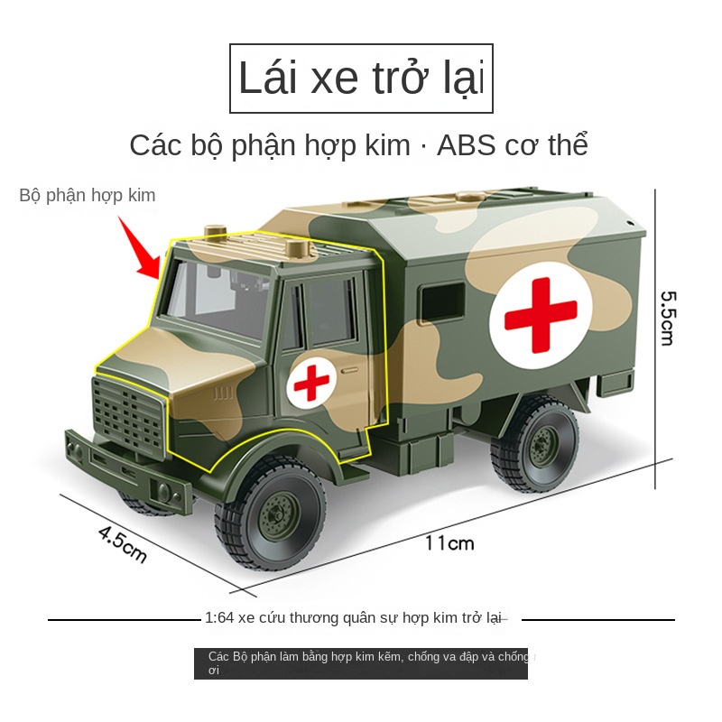 Mô Hình Xe Tăng Quân Đội Bằng Hợp Kim Dành Cho Bé Trai