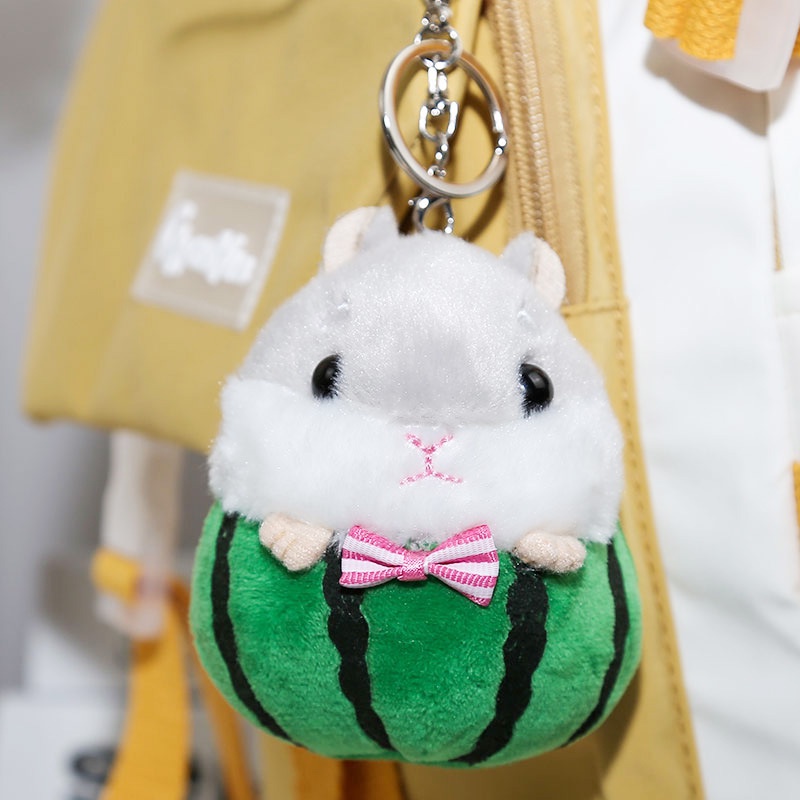 Móc Khóa Hình Chuột Hamster Nhồi Bông 13cm Đáng Yêu
