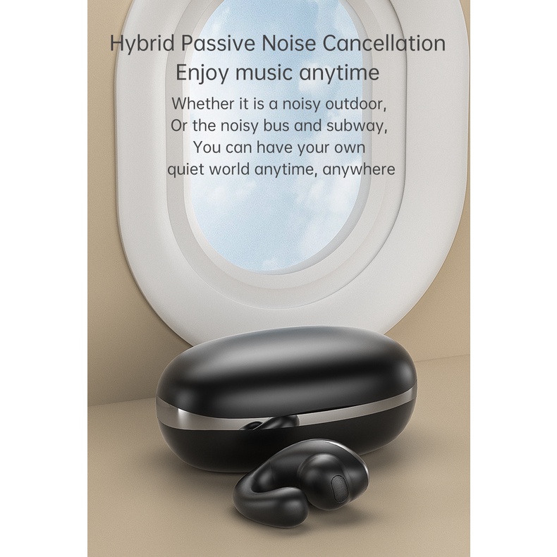Tai Nghe Bluetooth TWS Không Dây Đeo Vành Tai Tích Hợp Mic HD Mới