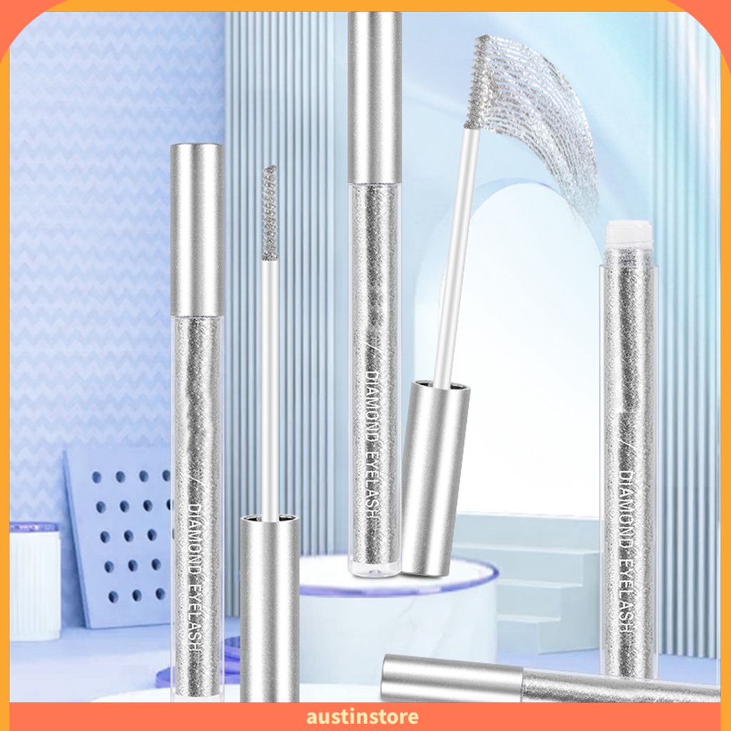 (Út Hàng) Mascara Sequin Lấp Lánh Chống Thấm Nước Làm Dày Và Cong Mi Trang Điểm Mắt Dành Cho Bạn Nữ