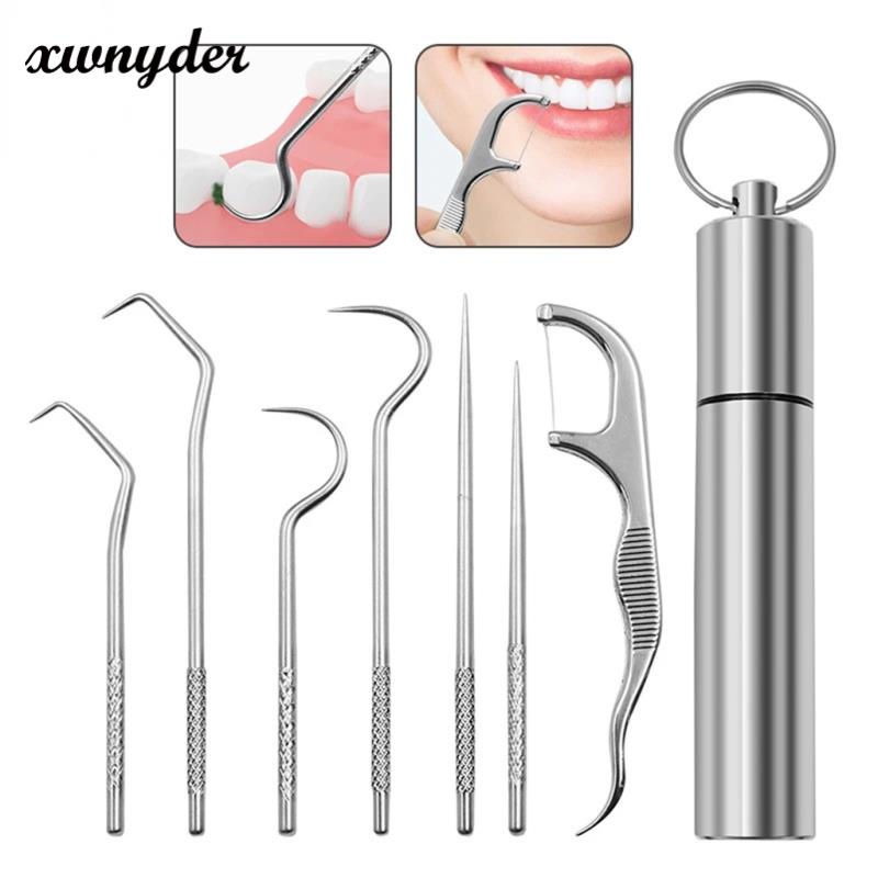 Tăm Xỉa Răng Bằng Thép Không Gỉ Có Thể Tái Sử Dụng