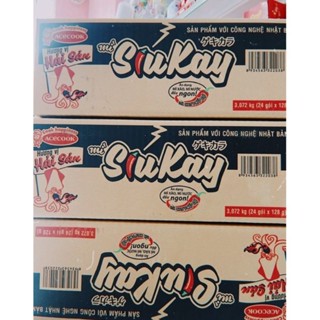 Thùng Mì SiuKay Vị Bò- Hải Sản 24g x127g. ACECOOK Siêu cay