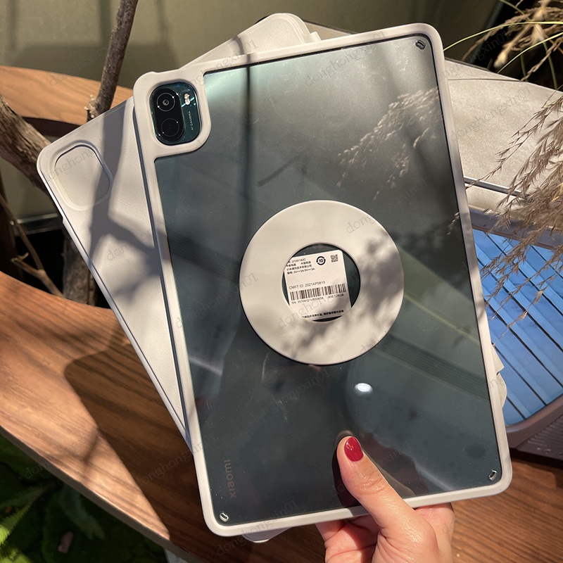 Đối với xiaomi mi pad 6 pad 5 pad 6 pro 11 inch 2023 vỏ acrylic cho redmi pad 10.61 vòng từ tính có thể tháo rời vỏ chia