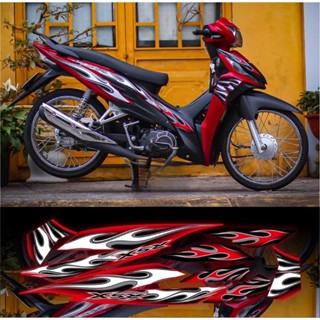 Tem lửa wave RSX phối nhiều màu