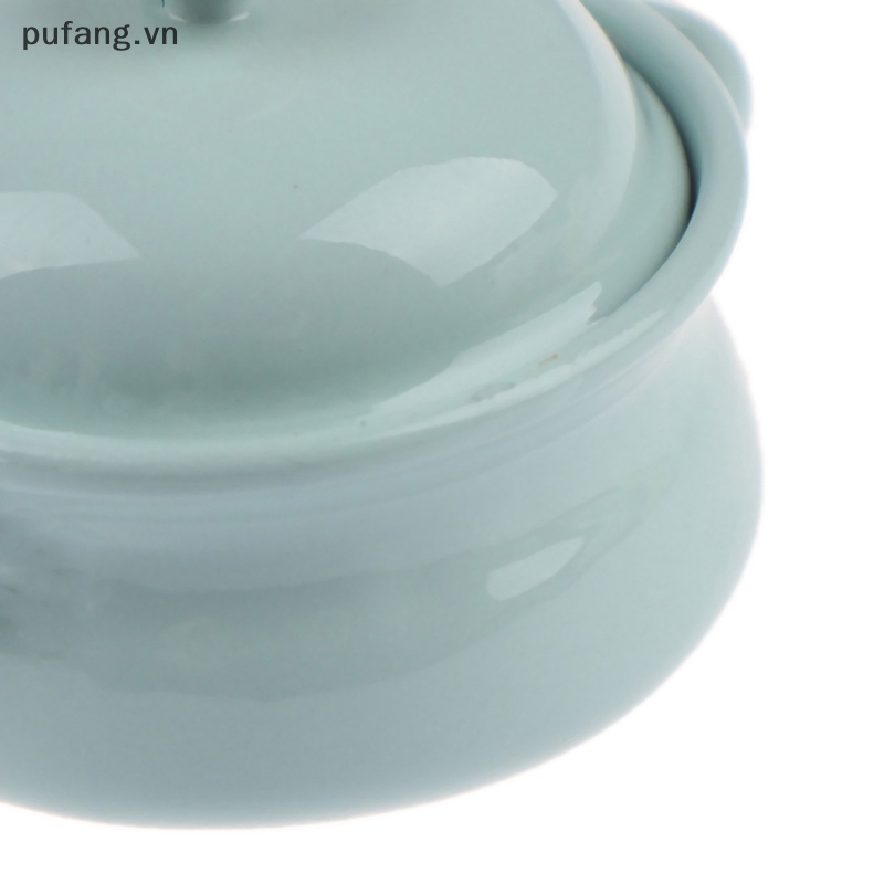 Pufang 1 cái 1/12 dollhouse miniature soup pot đồ dùng nhà bếp đồ chơi mô hình vn