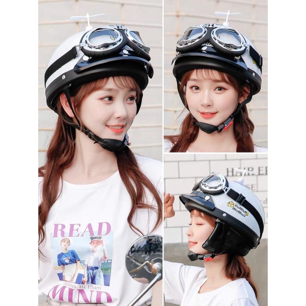 kính phi công Retro Harley Karting Kính Đi Xe Máy Kính Xe Điện Mũ Bảo Hiểm Trang Trí Thể Thao Ngoài Trời Kính