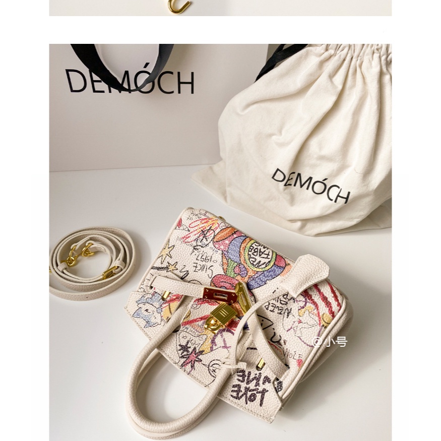 Graffiti platinum bag phong cách mới túi nữ da mềm túi đi lại túi xách nữ túi lớn dung tích lớn túi messenger da thật da bò am777777-0806