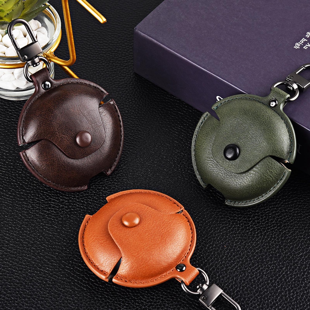 Bao da huawei freebuds 4i leather soft protect case cho nam dành cho nam giới bao da freebuds 5i mới có móc khóa