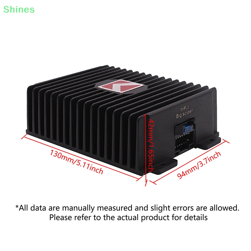 Shines car dsp amplifier hi-fi booster audio bộ xử lý âm thanh kỹ thuật số cho loa ô tô loa siêu trầm công suất xe hơi radio stereo vn