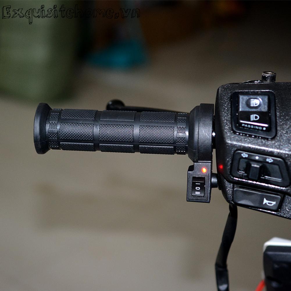 Xe máy 22mm tay cầm điện sưởi ấm có chế độ atv máy sưởi tay lái