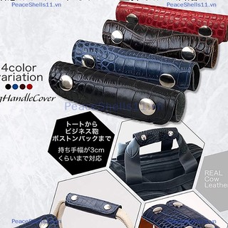 Peaceshells leather bag handle anti-strap suitcase grip protective pu handle wrap shoulder strap pad cover travel bag phụ kiện chất lượng cao.