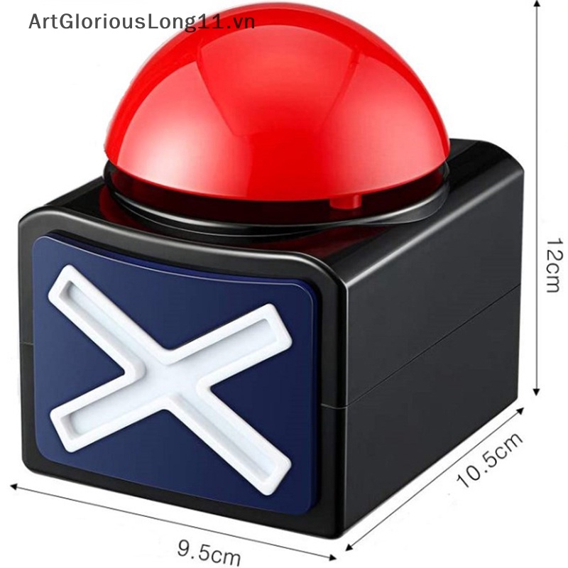 Artgloriouslong 2023 trò chơi mới answer buzzer alarm button with sound light trivia quiz got talent buzzer.