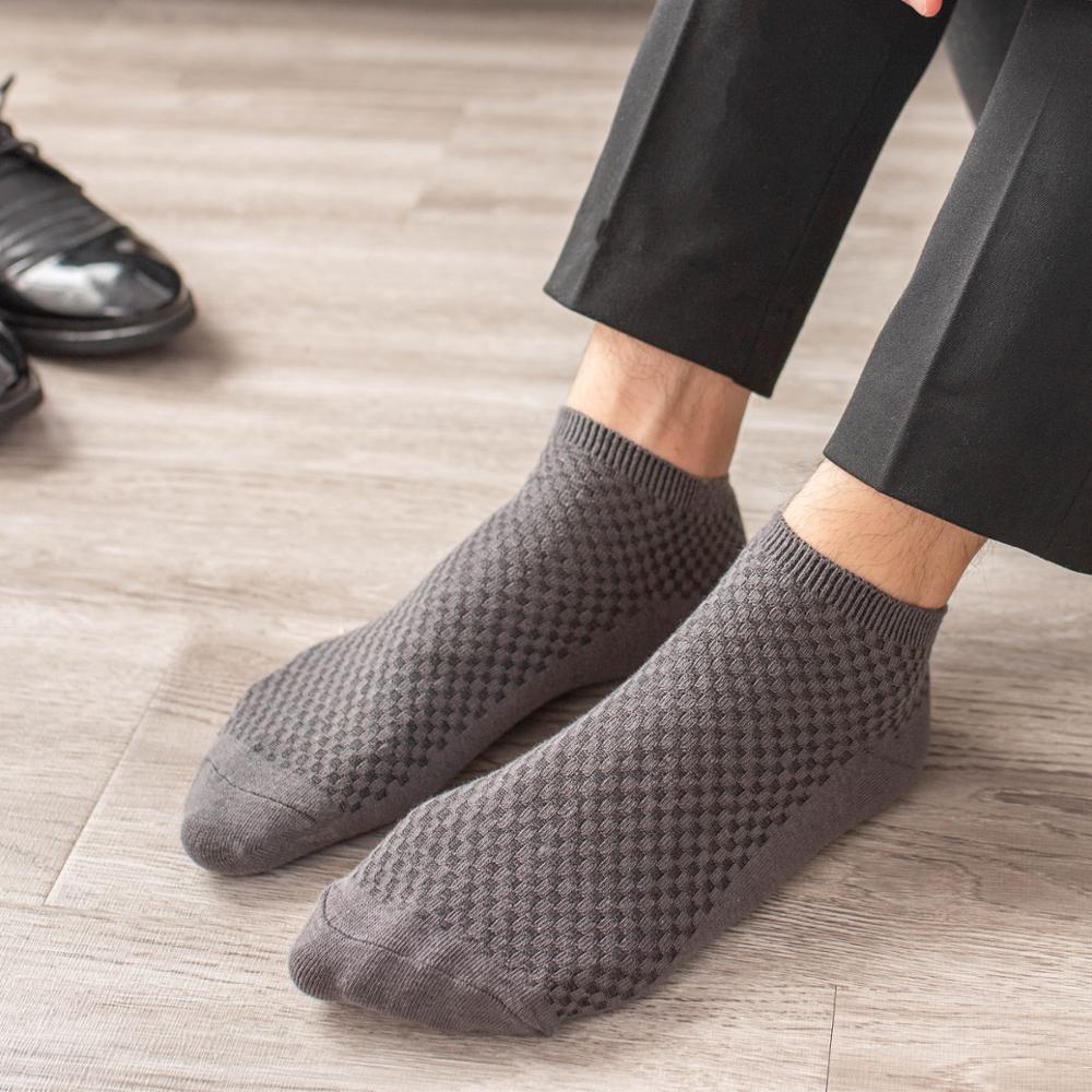 5 đôi vớ sợi tre người đàn ông doanh nhân thông thường thoáng khí khử mùi vớ nam mềm