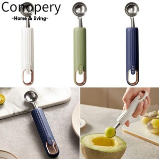 Conopery Muỗng kem bằng thép không gỉ đĩa trái cây dưa lưới trái cây dụng cụ múc trái cây dụng cụ múc trái cây
