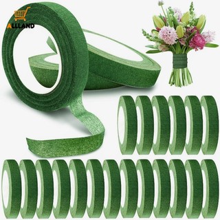 20m / cuộn self-adhesive floral bouquet bao bì băng xanh / diy handmade flower wrapping stam fixing tape