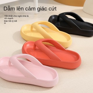 Mùa hè phong cách mới flip-flops flip-flops anti-slip casual flat soft sole phòng tắm cặp đôi ngoài trời nam nữ