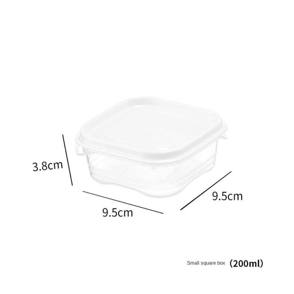 UUMIR Hộp bảo quản tủ lạnh, hộp bảo quản bằng nhựa kín cấp thực phẩm, hộp bảo quản lạnh vuông chịu nhiệt-chống nhiệt hộp niêm phong thực phẩm tủ lạnh