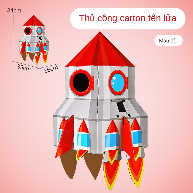 Mẫu giáo quà tặng trẻ em diy handmade wearable carton mô hình khủng long múa sư tử