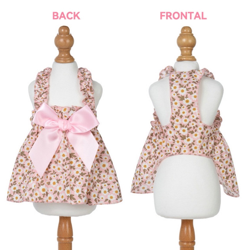 Dog dress shih tzu puppy skirt pet shirt cat quần áo s-xl thời trang dễ thương pet cat butterfly váy trái cây dứa bông vest quần áo mùa hè quần áo cún con