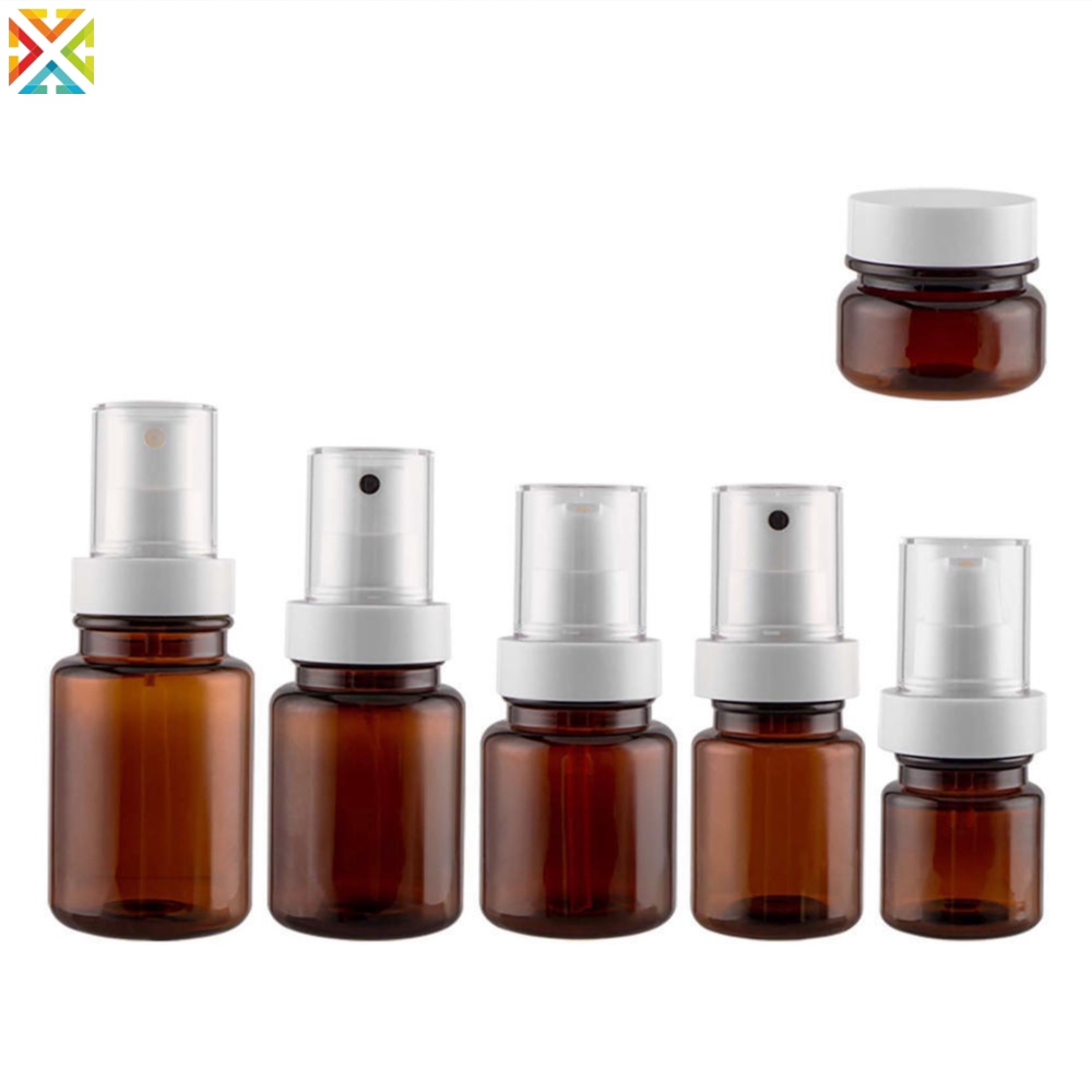 Chai lotion màu nâu chai sữa tinh chất màu nâu chai xịt trang điểm fine mist