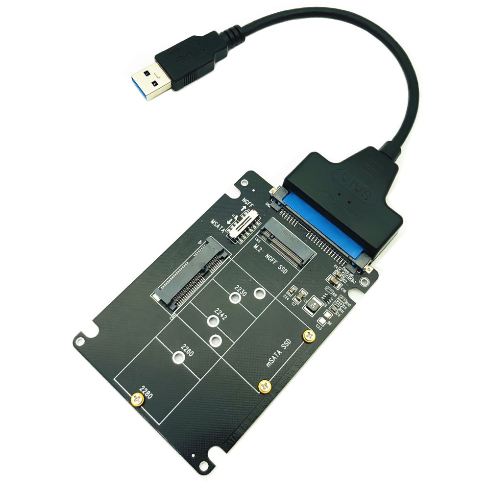 Bộ chuyển đổi mSATA sang SATA B Key m.2 SATA SSD sang SATA Thẻ chuyển đổi mSATA m.2 NGFF sang USB ch