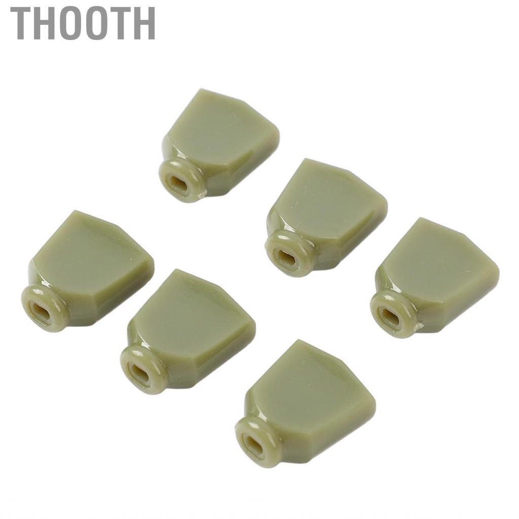 Thooth Electric Guitar Tuner Buttons Replacement Plastic Strong Compatibility Acoustic Tuning Peg for