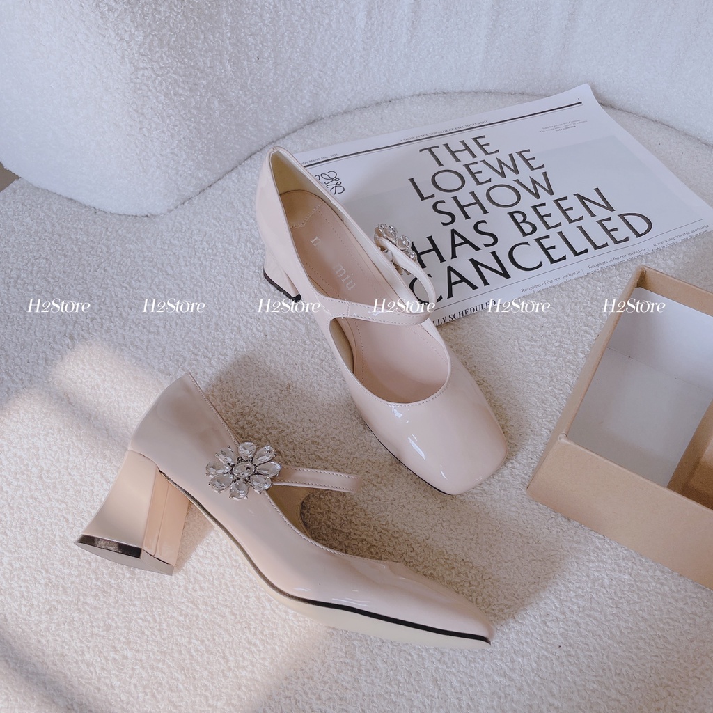 GIÀY QUAI CÀI HOA ĐÁ 6P - GD817137