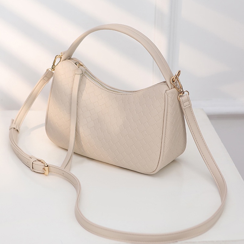 Túi Đeo Chéo Nhỏ Đan Lưới Phong Cách Hàn Quốc Hợp Thời Trang Cho Nữ