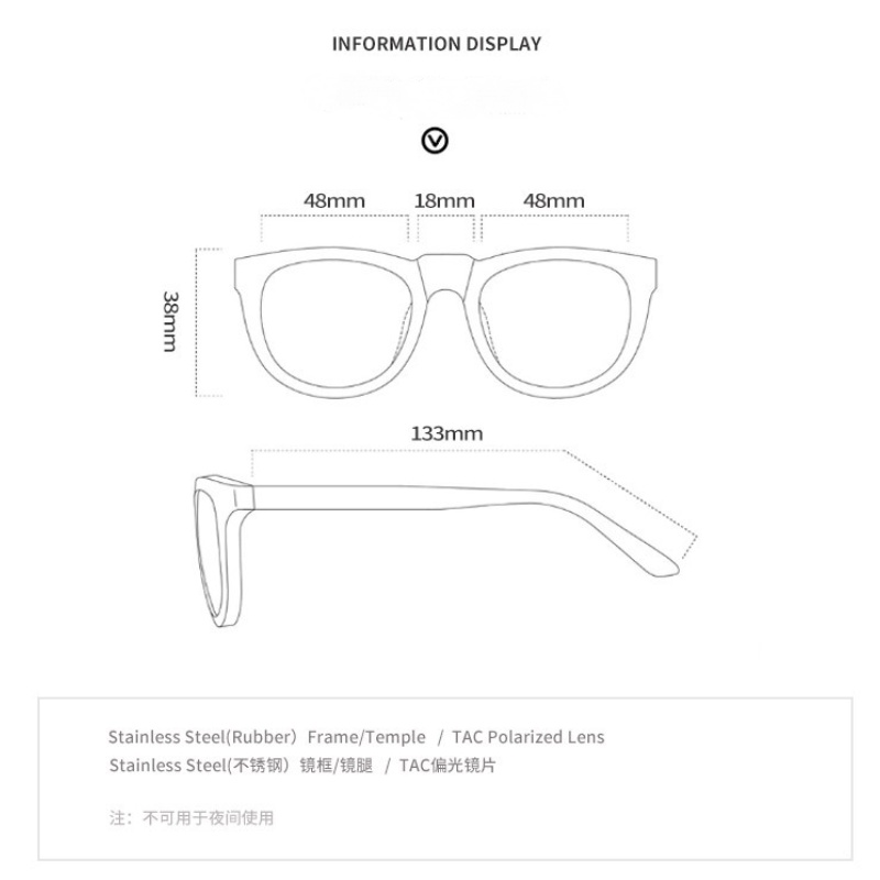 Kính Mát Phân Cực Chống Tia UV400 Gọng Kim Loại Thời Trang Cho Bé