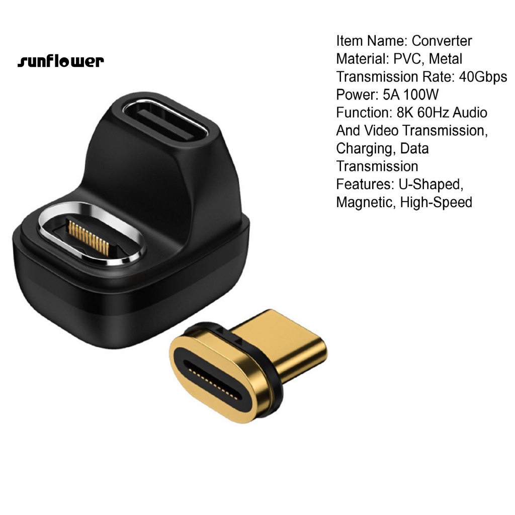 Bộ chuyển đổi LENOVO 8K 60Hz đầu cắm Type-C sang lỗ cắm Type-C Female cho điện thoại