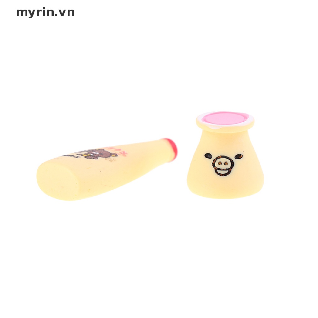 Set 6 Mô Hình Bánh Pudding Mini Tỉ Lệ 1: 12 Dùng Để Trang Trí Nhà Búp Bê