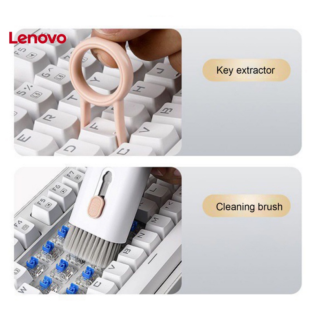 Bộ dụng cụ vệ sinh LENOVO dạng xịt hai đầu đa năng cho bàn phím