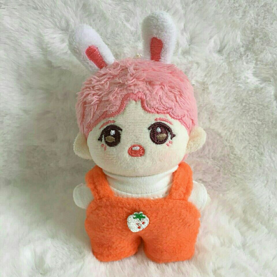 Hàng Có Sẵn Bộ Quần Áo Trẻ Em Màu Trơn Hoạt Hình Dễ Thương 10cm Không Có Búp Bê