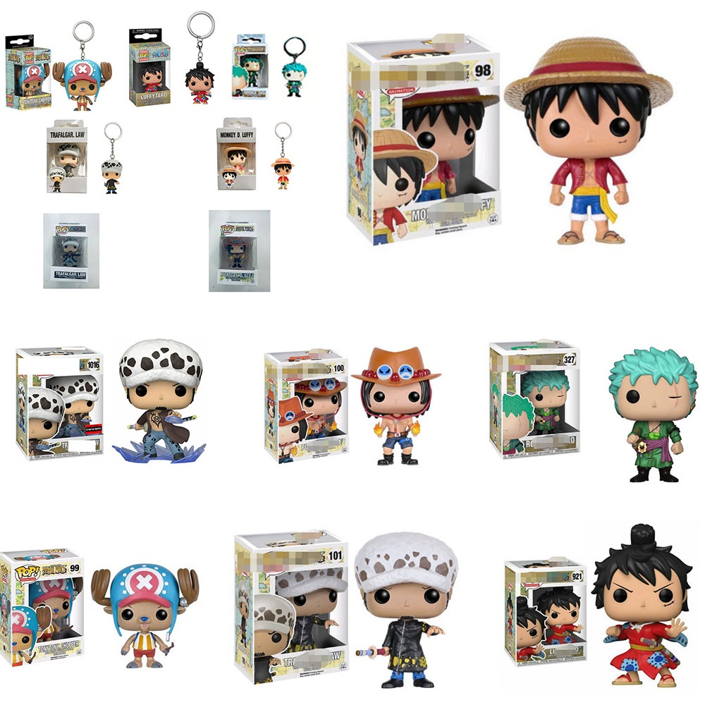 Funko Pop Mô Hình Đồ Chơi Nhân Vật Luffy Zoro Ace Law Trong Phim Hoạt Hình "One Piece"