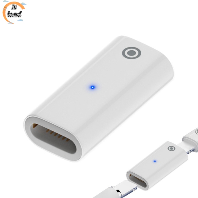 Bộ Chuyển Đổi Sạc Mở Rộng Stylus Có Đèn Chỉ Báo Tương Thích Cho Ipencil 1st