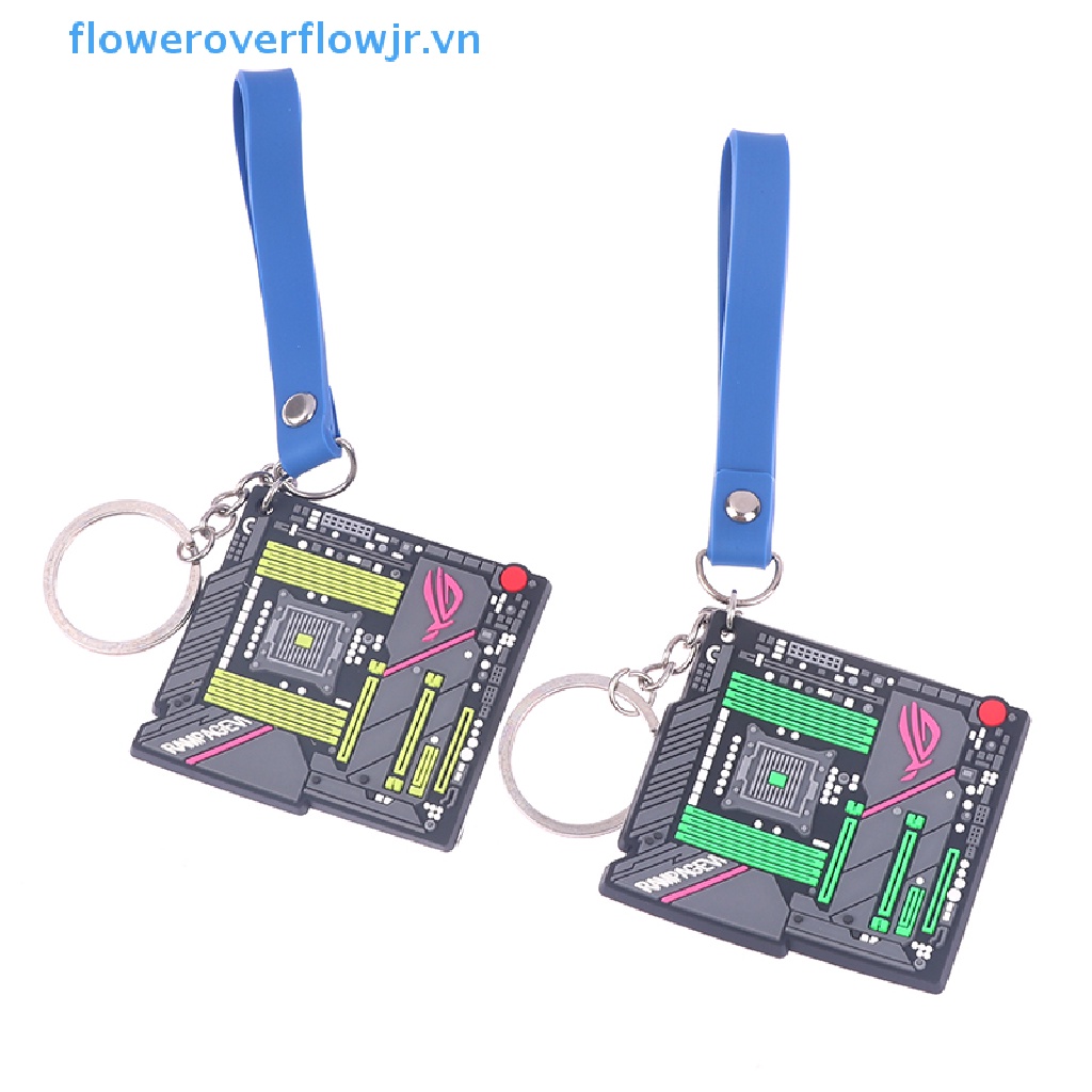 Fjr Móc Khóa Hình Bo Mạch Chủ Mini Sáng Tạo Phụ Kiện Ba Lô Ô Tô