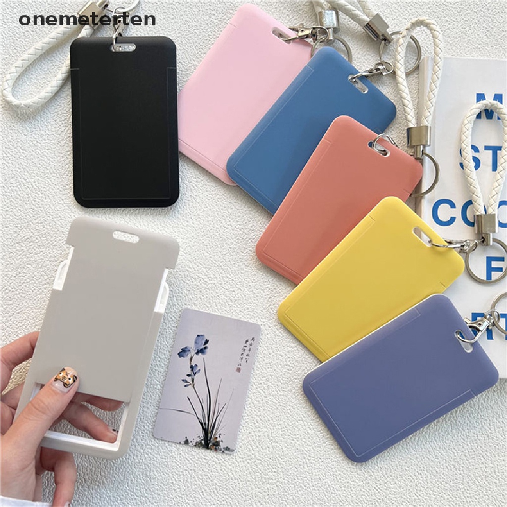 Rten 1 Vỏ Đựng Thẻ ID / Thẻ ID / Chìa Khóa Màu Trơn Tiện Dụng