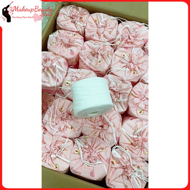 KHĂN LAU MẶT DÙNG 1 LẦN 100% BÔNG TỰ NHIÊN - CUỘN KHĂN GIẤY LAU MẶT ĐA NĂNG MS 267