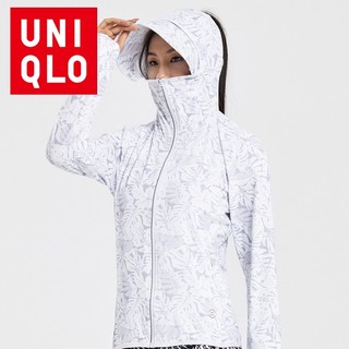 Áo khoác nữ Uniqlo Áo khoác mùa hè Upf50 + Airism Outdoors Chống nắng Ngụy trang mỏng Bảo vệ tia cực tím cho da Áo khoác thoáng khí