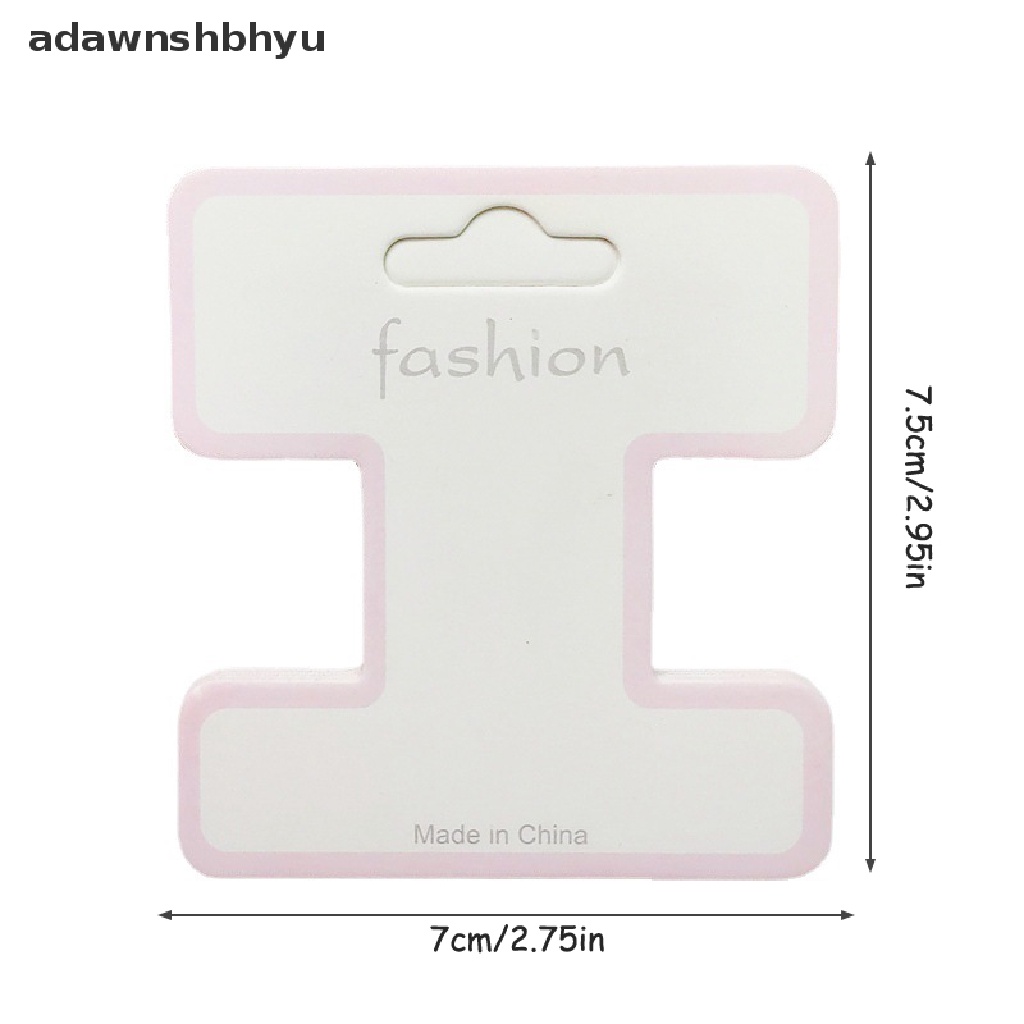 Set 50 Thẻ Treo Trưng Bày Kẹp Tóc Trang Sức Thủ Công DIY