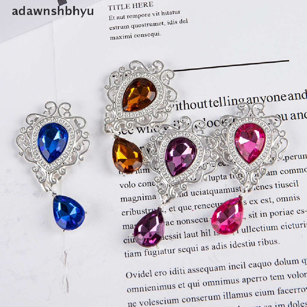 Set 5 Phụ Kiện Cài Áo Đính Đá Dùng Trang Trí Tiệc Cưới DIY