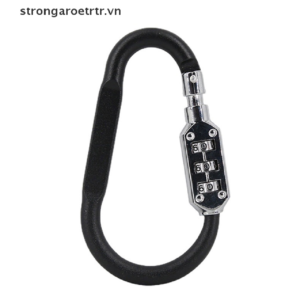 Ổ Khóa Mật Khẩu 3 Chữ Số Dùng Cho Vali / Túi Xách / Đi Bộ Đường Dài