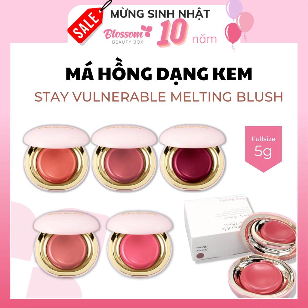 Má Hồng Rare Beauty Stay Vulnerable Melting Blush - Fullbox 5G