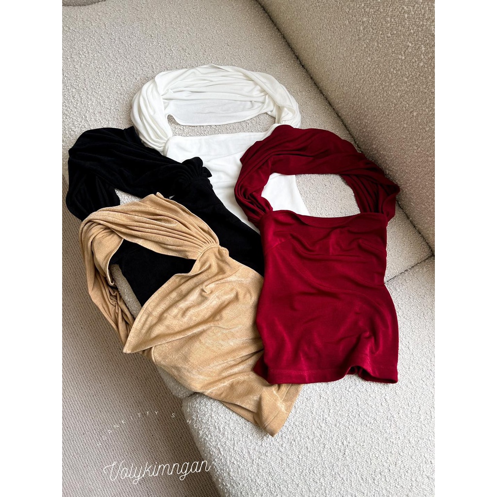 Áo ống choàng vai